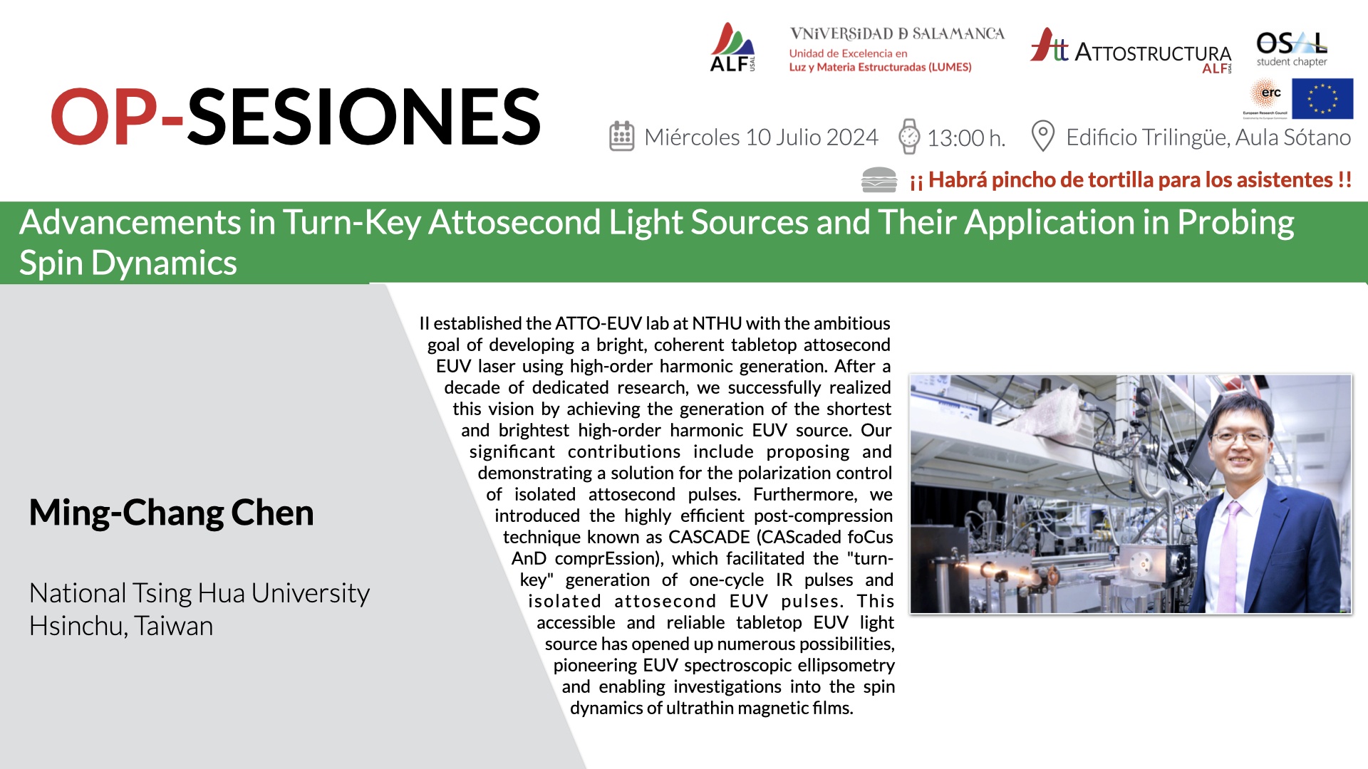OP Session – Advancements in Turn-Key Attosecond Light Sources and Their Application in Probing Spin Dynamics