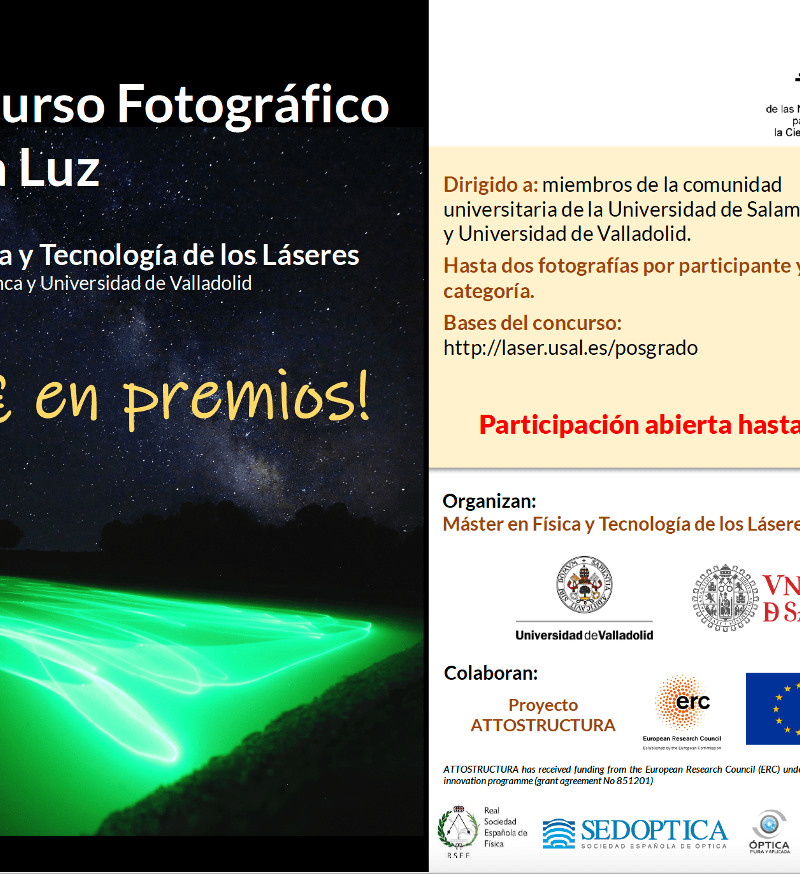 Attostructura collaborates and sponsors the IV photo contest “Dia de la Luz”
